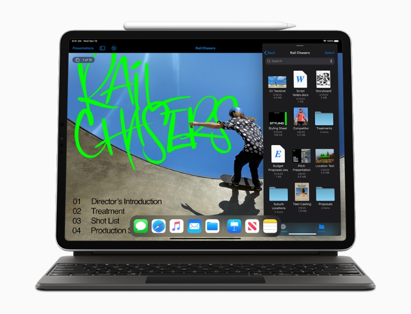 Máy tính bảng iPad Pro 11 inch Wifi Cellular 128GB | Chế độ đa nhiệm nhiều cửa sổ trên iPad OS 