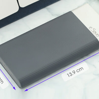 Pin sạc dự phòng Polymer 10.000 mAh Lightning eSaver PJ JP188 Xám